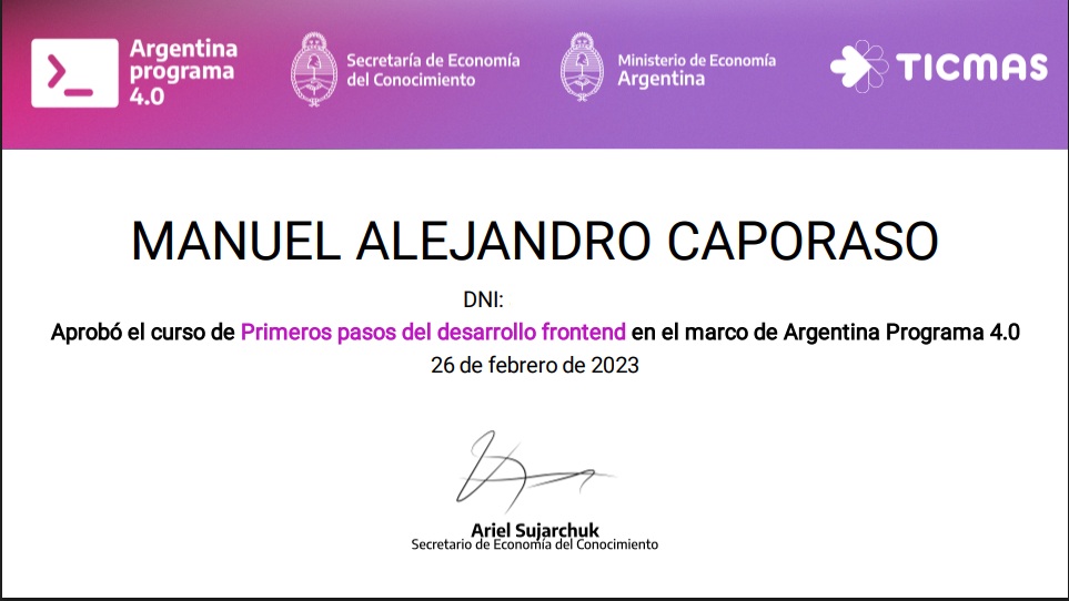 Primeros Pasos en Desarrollo Frontend
