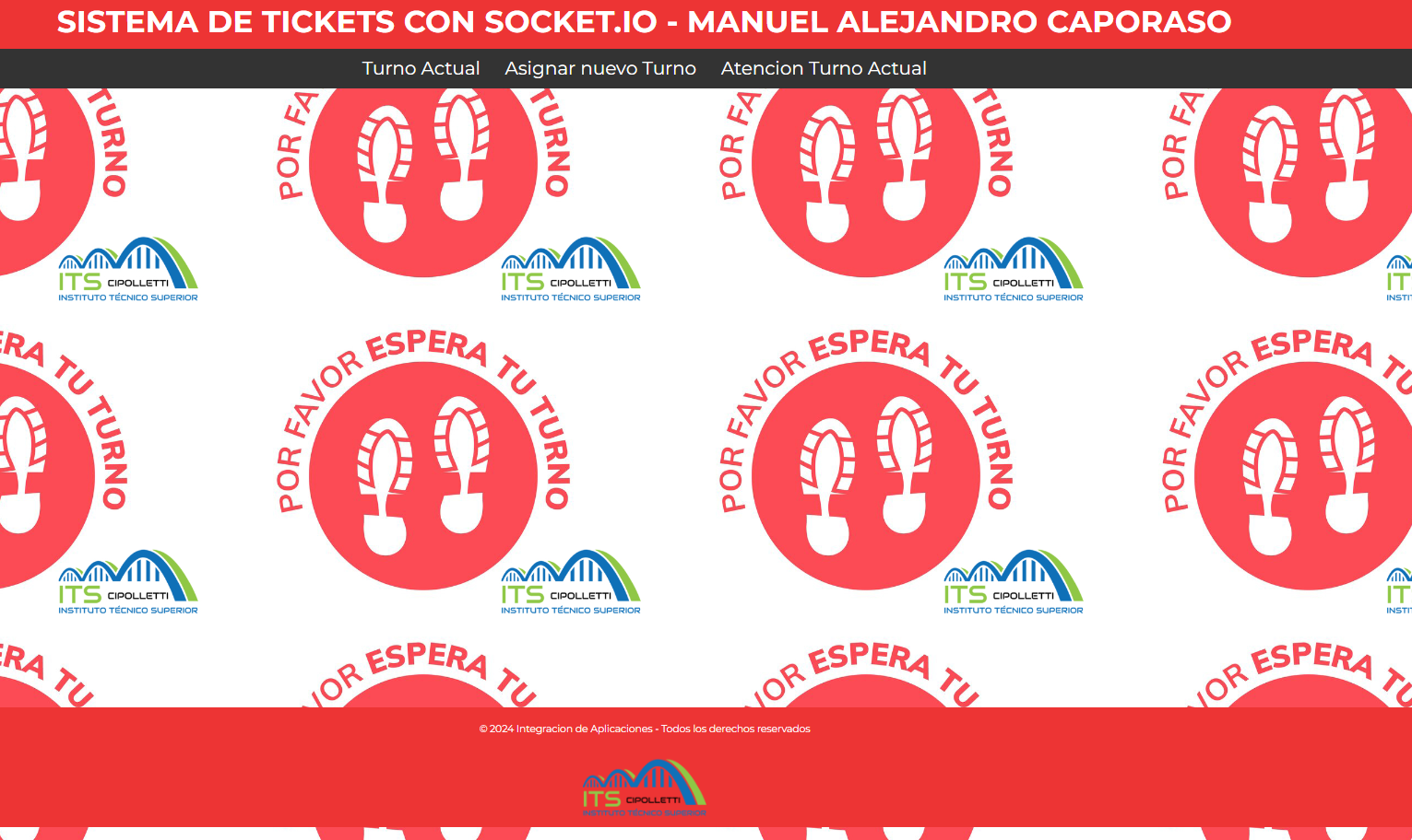 Sistema de turnos para comercio